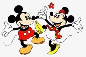 mickey and minnie mouse dancing