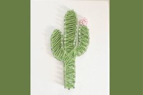 string art cactus