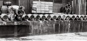 1.  Federal agents raided the Vandenberg Cement Plant and dumped out barrels of homemade liquor.  The plant was located on Canal Street across from Thilmany Mill.